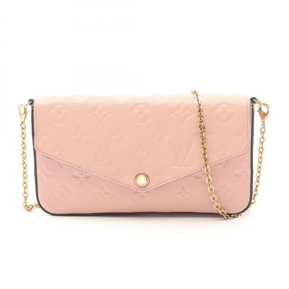 Louis Vuitton Handbags - Louis Vuitton Shoulder Bag Pochette Félicie M67856 Rose Poudre Leather Pochette